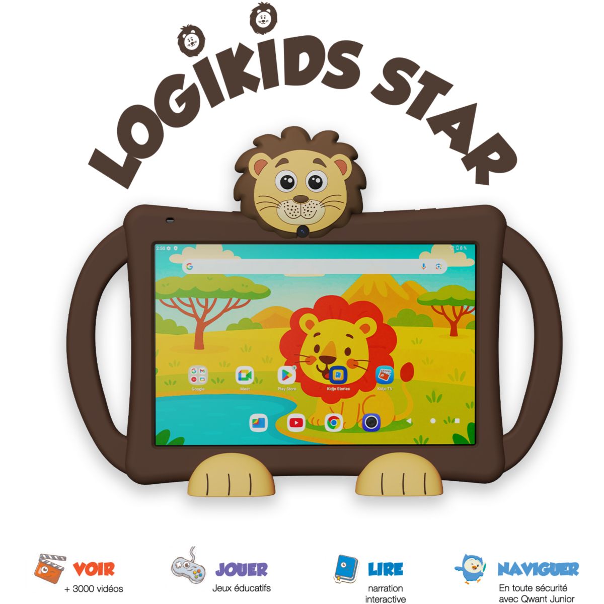 Tablette enfant LOGIKIDS Star couleur unique, LOGICOM