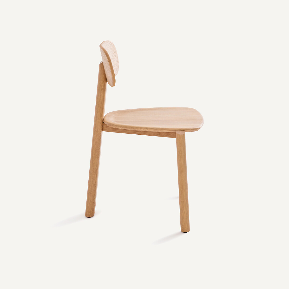Chaise 3 pieds, en chêne massif, MARAIS chêne, EMMANUEL GALLINA X AM.PM