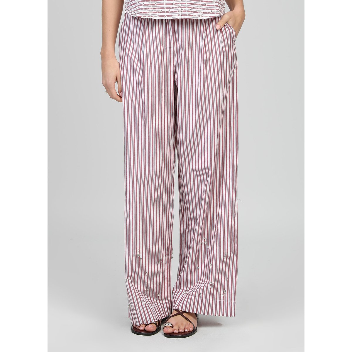Pantalon RONALY rouge, AN'GE