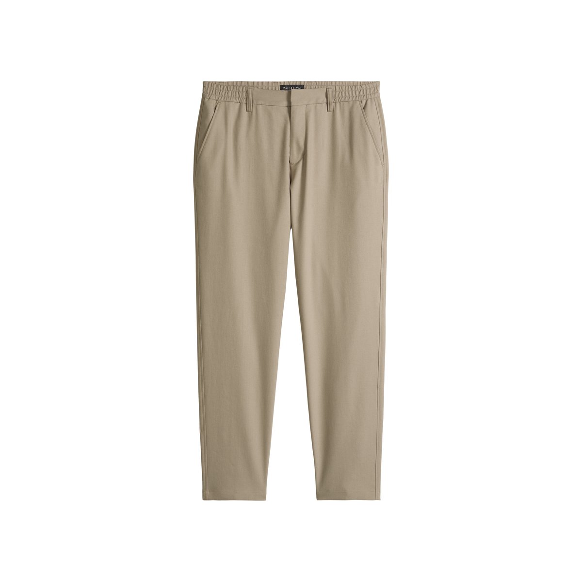 Chino modèle Belsbo Jogger relaxed en lin fonctionnel doux beige, MARC O'POLO