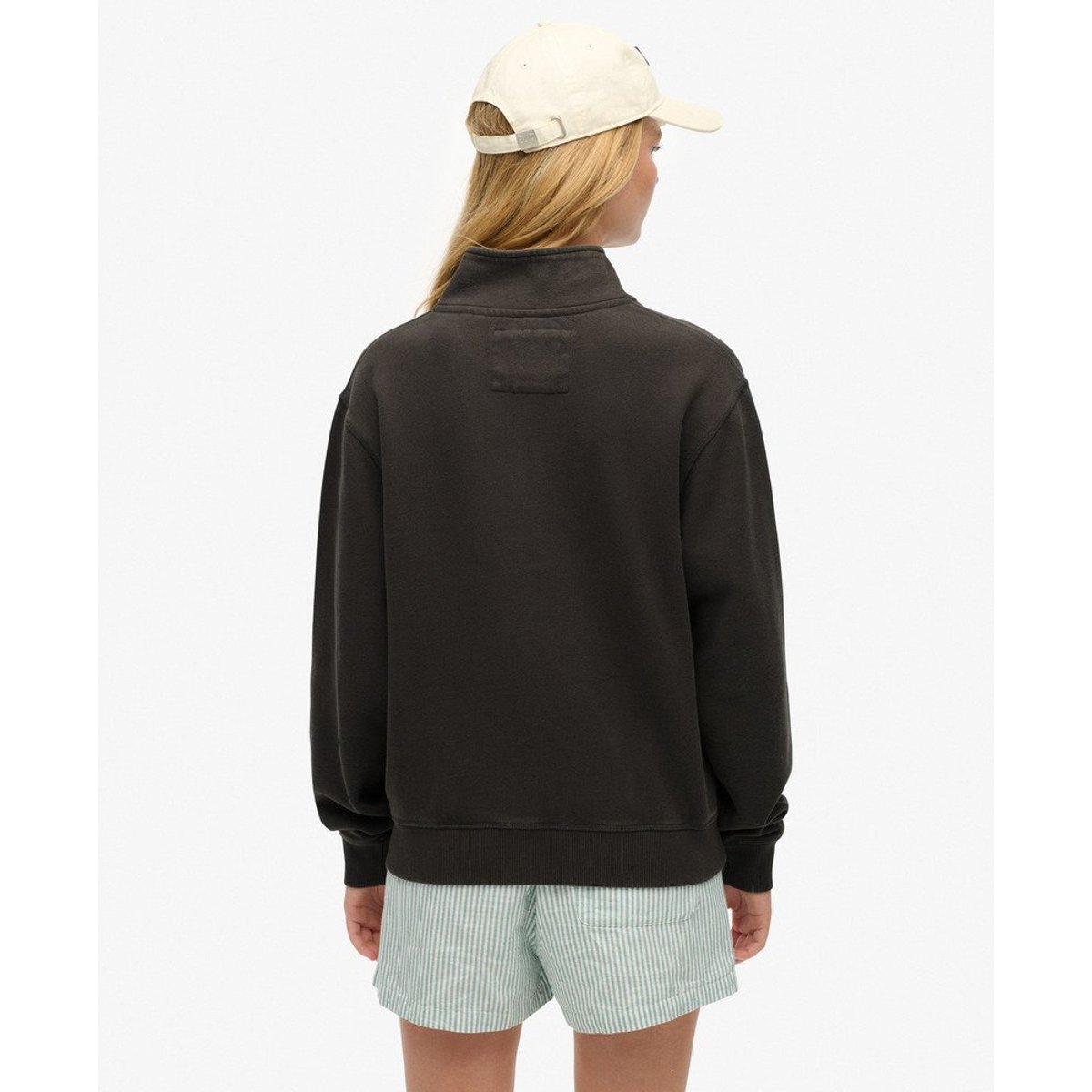 Pull camionneur Athletic Essentials anthracite, SUPERDRY