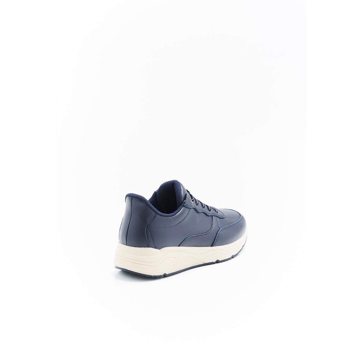 Baskets compensées Amortyl à lacets élastiqués bleu marine, DAMART