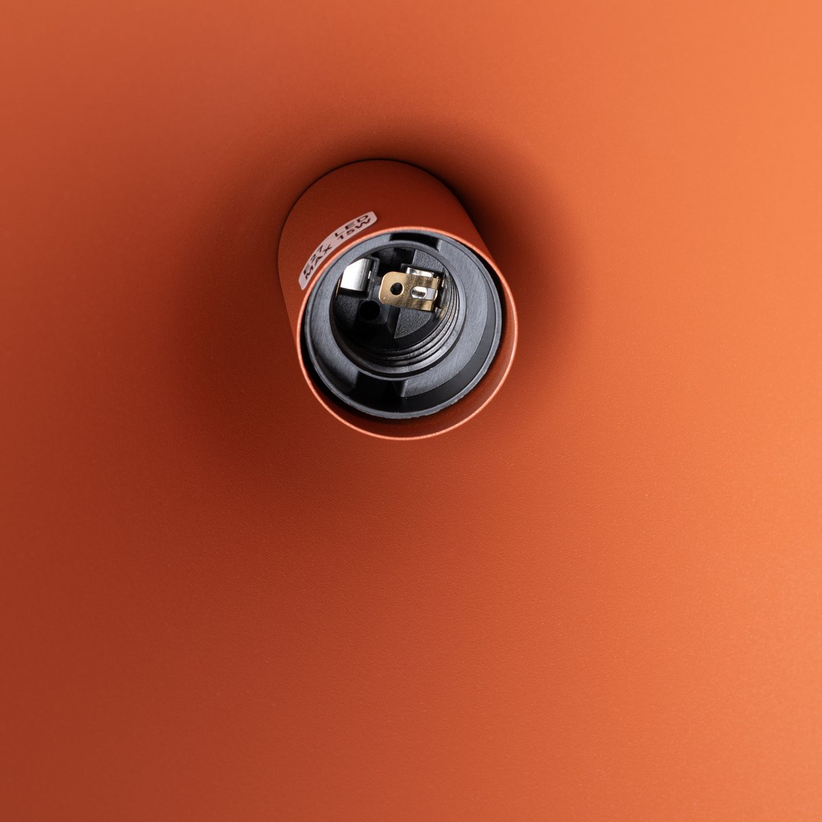 Suspension Acier Ocre Rouge E27 1 NOX ocre rouge, EDEN
