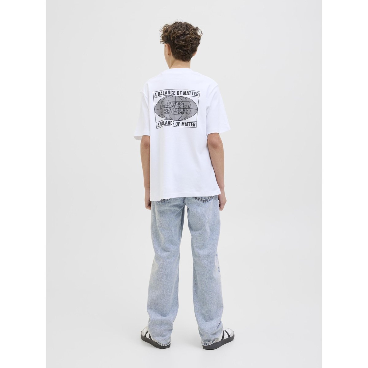 Jean Coupe Décontractée JJICHRIS JJORIGINAL AKM 160 SN JNR Jean coupe décontractée Junior blue denim, JACK & JONES JUNIOR
