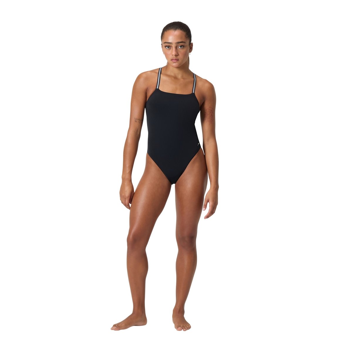 Maillot de bain 1 pièce dos découpé en V ACTIVE noir, SPEEDO