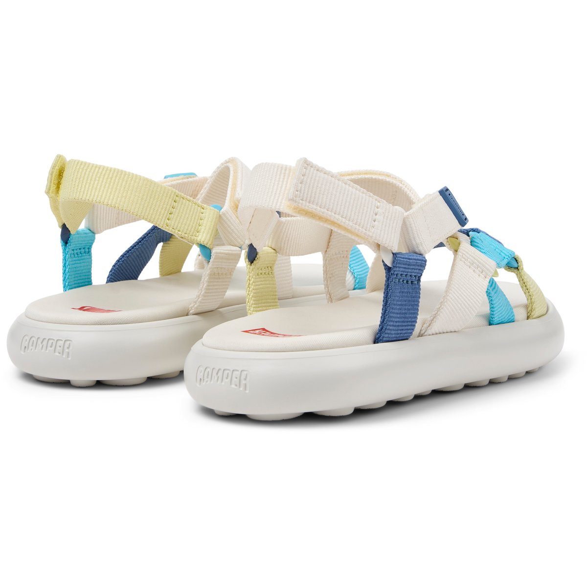 Sandales Pelotas Flota Sandal Twins blanc - bleu, CAMPER