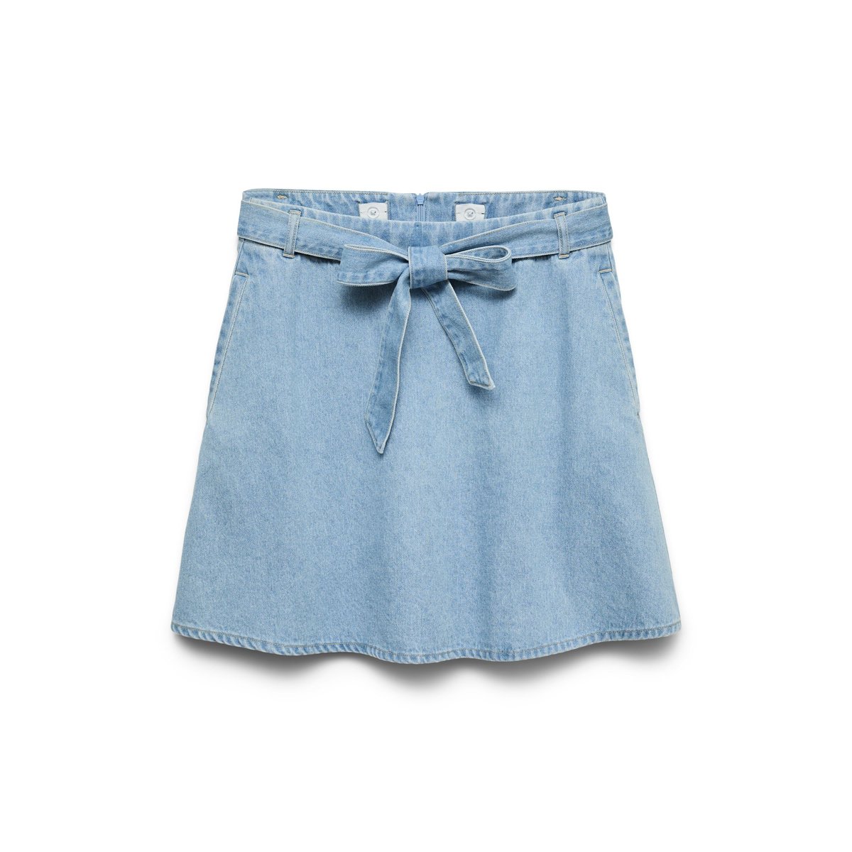 Jupe Courte light blue denim 1, VERO MODA
