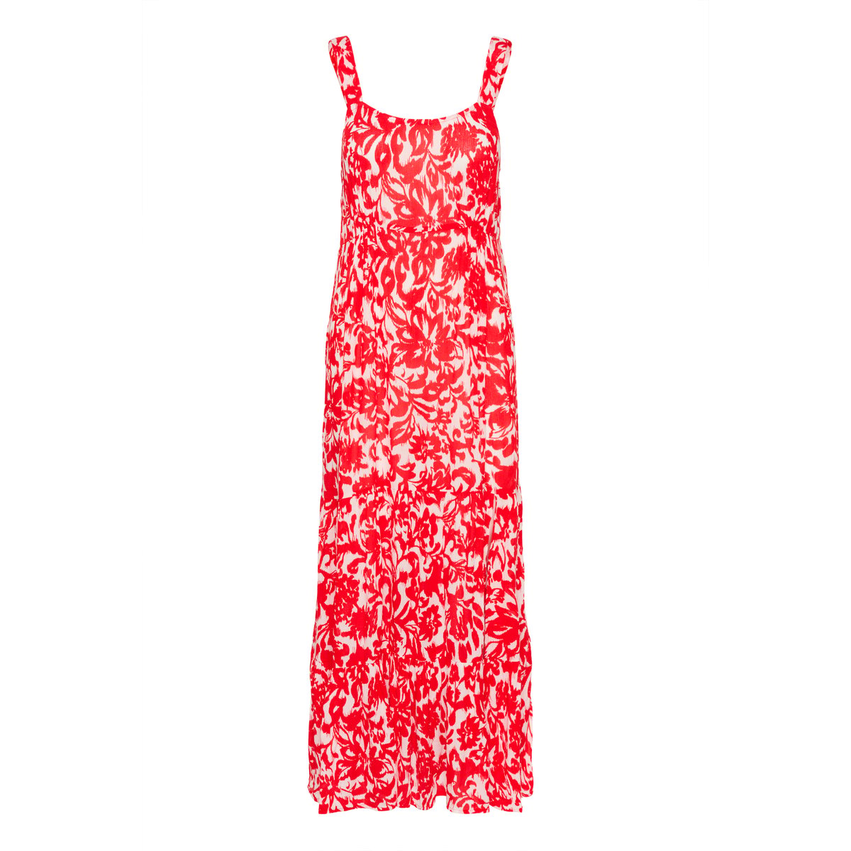 Robe rouge flower print, KAFFE