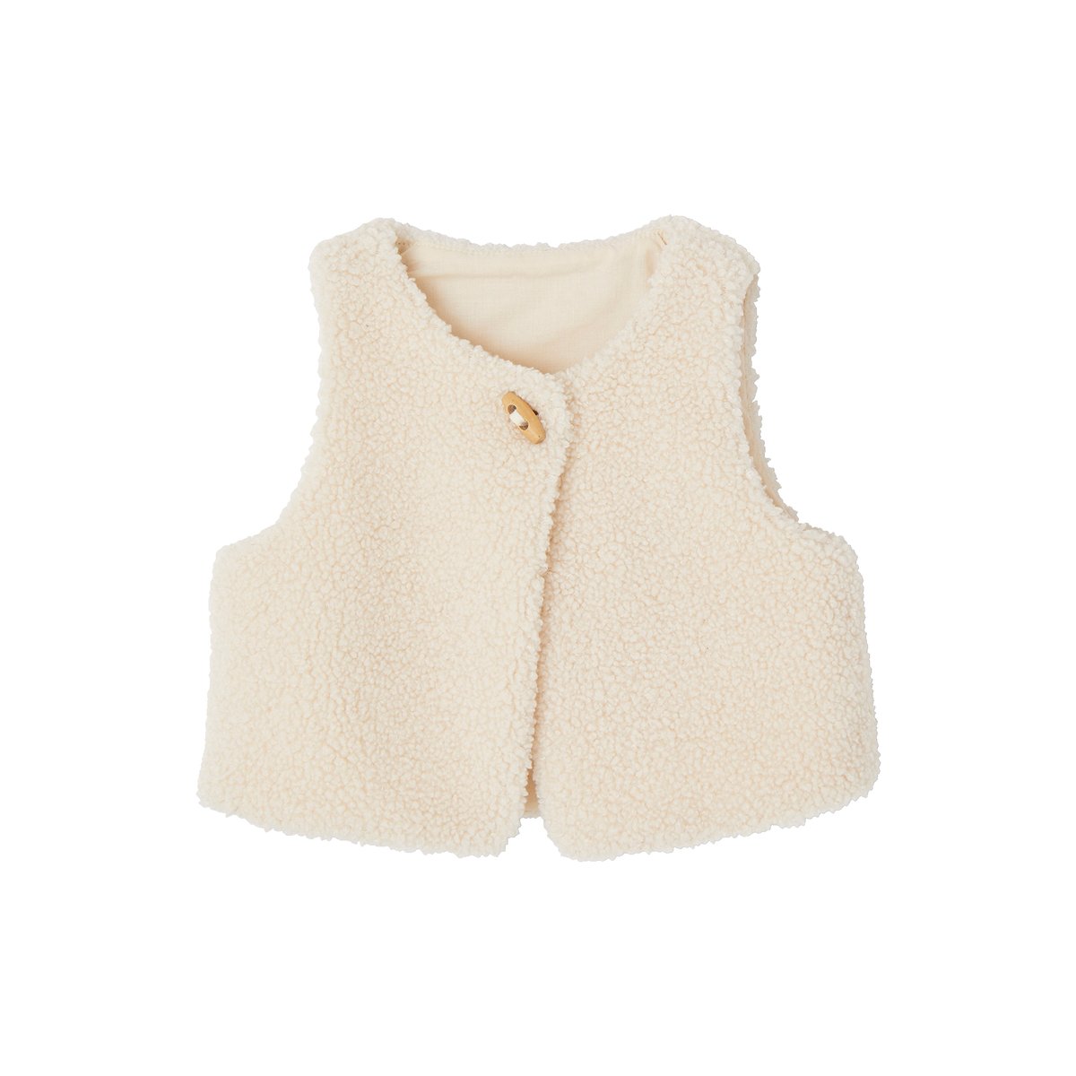 Ensemble 3 pièces bébé robe vichy + gilet + bandeau ATELIER carreaux noir, VERTBAUDET