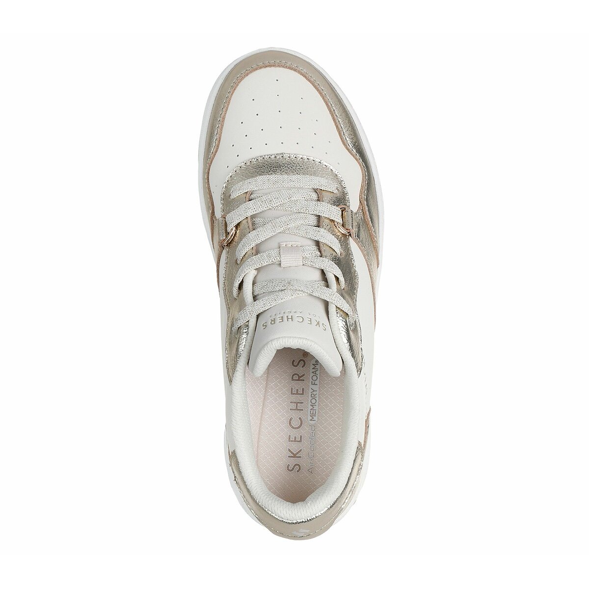 Uno CTL Trainers: Luxe Steps white/gold-coloured, SKECHERS