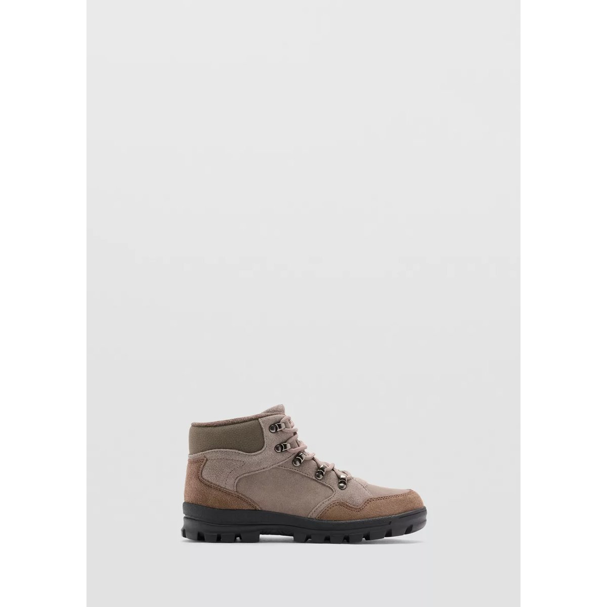 Bottes lacets élastiques gris, MANGO KIDS