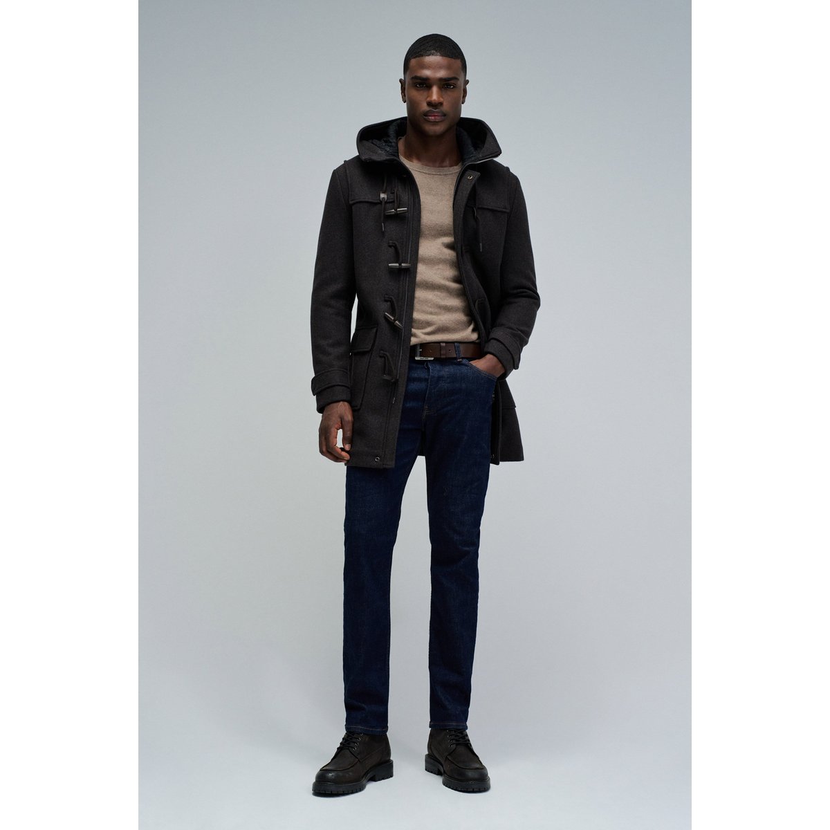 MANTEAU CANADIEN EN LAINE marron, SALSA JEANS