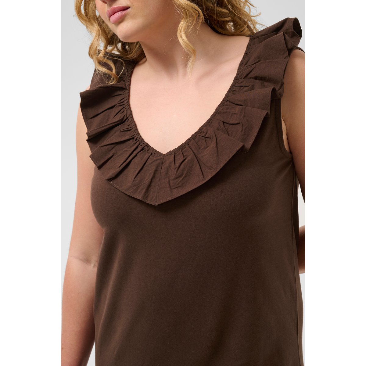 Robe marron coffee bean, KAFFE CURVE