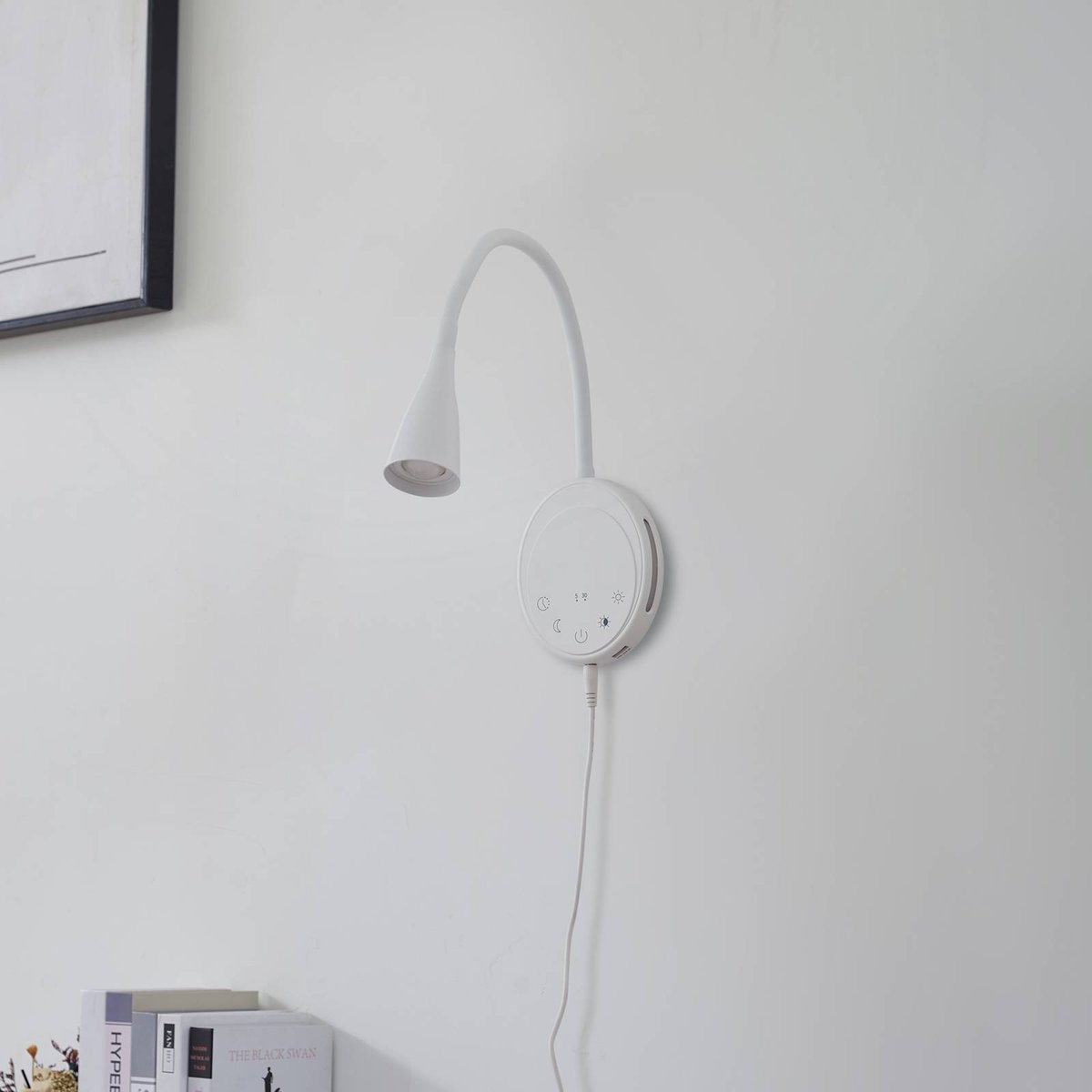 Applique en aluminium moderneLED, Zayna blanc, LINDBY