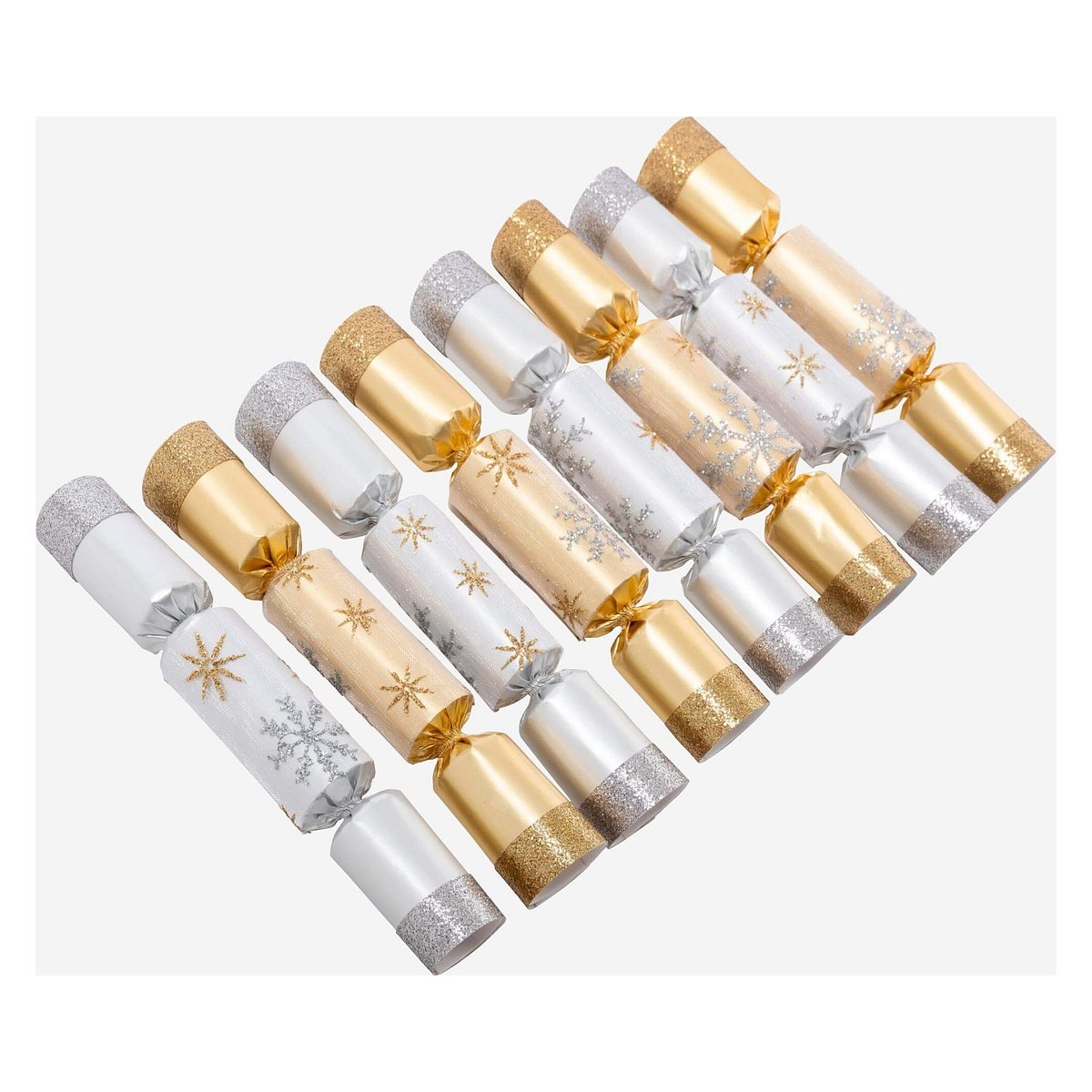 Décoration de Noël carton CRACKERS doré, argent, HABITAT