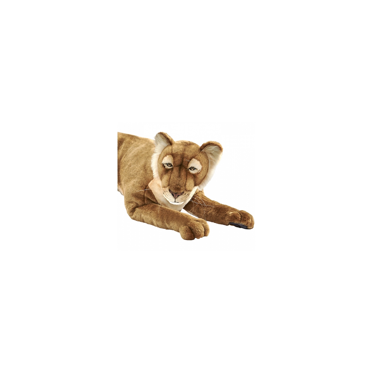 Peluche Geante Lionne Couchee couleur unique, HANSA