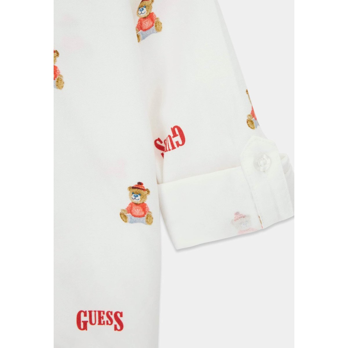 Chemise Oxford Ajustable blanc multi, GUESS KIDS
