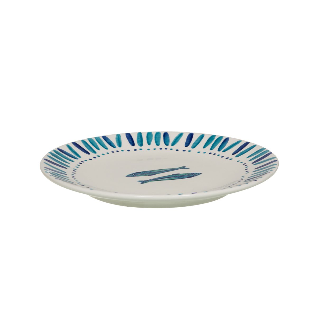 Assiette plate Kyanos 27 cm (lot de 6) bleu, TABLE PASSION