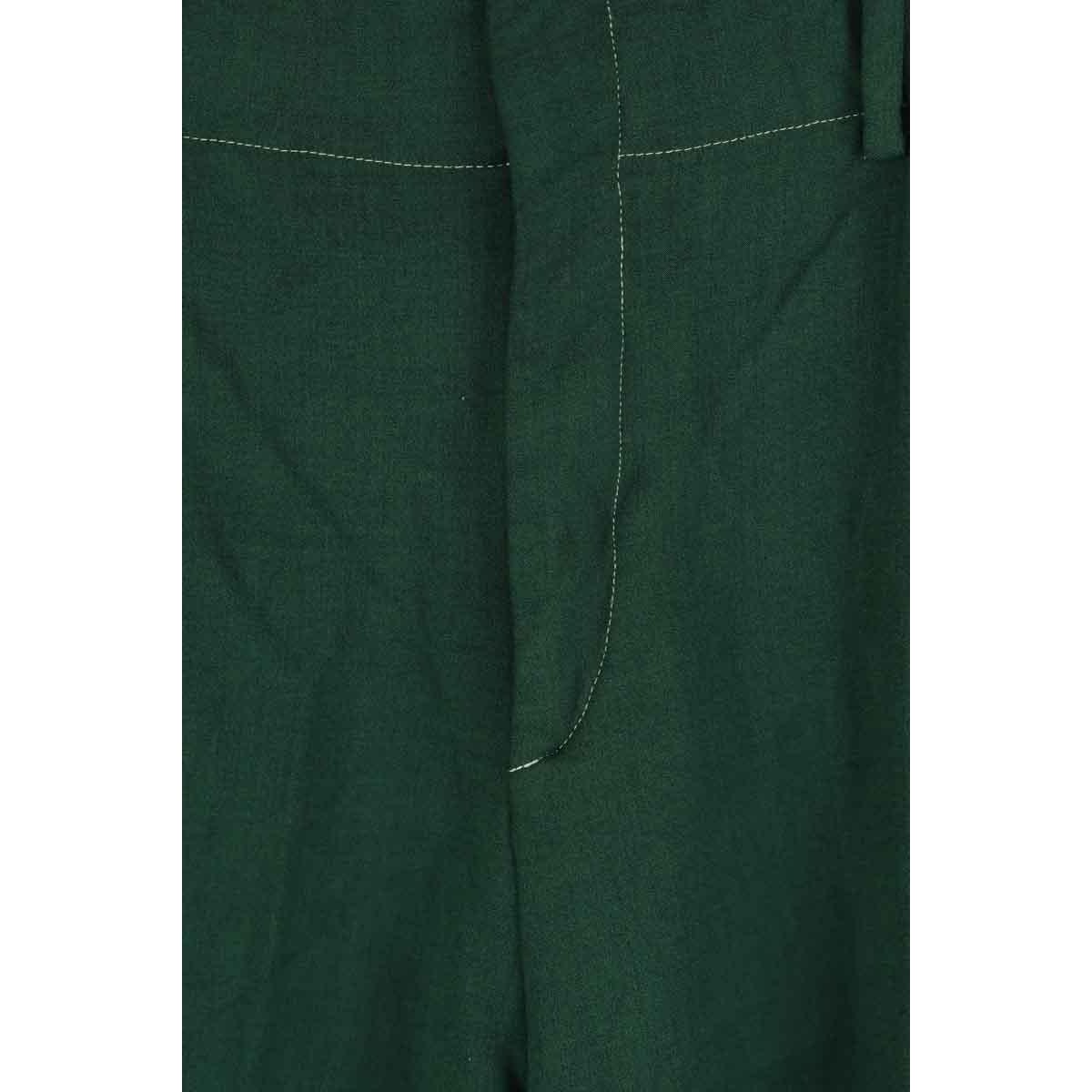 Pantalon droit - Très Bon État vert, ISABEL MARANT