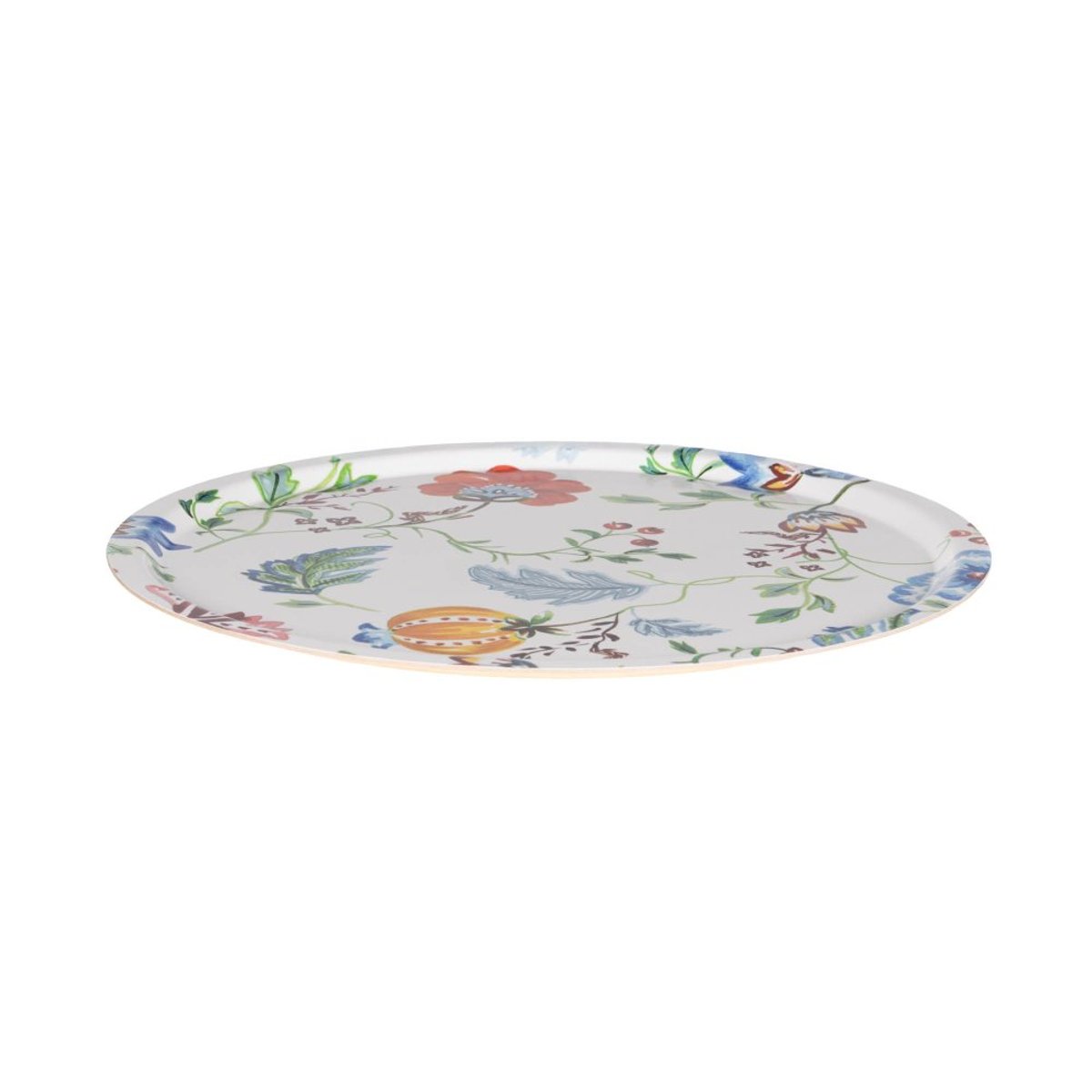 Plateau rond Camelia 46 cm multicolore, TABLE PASSION