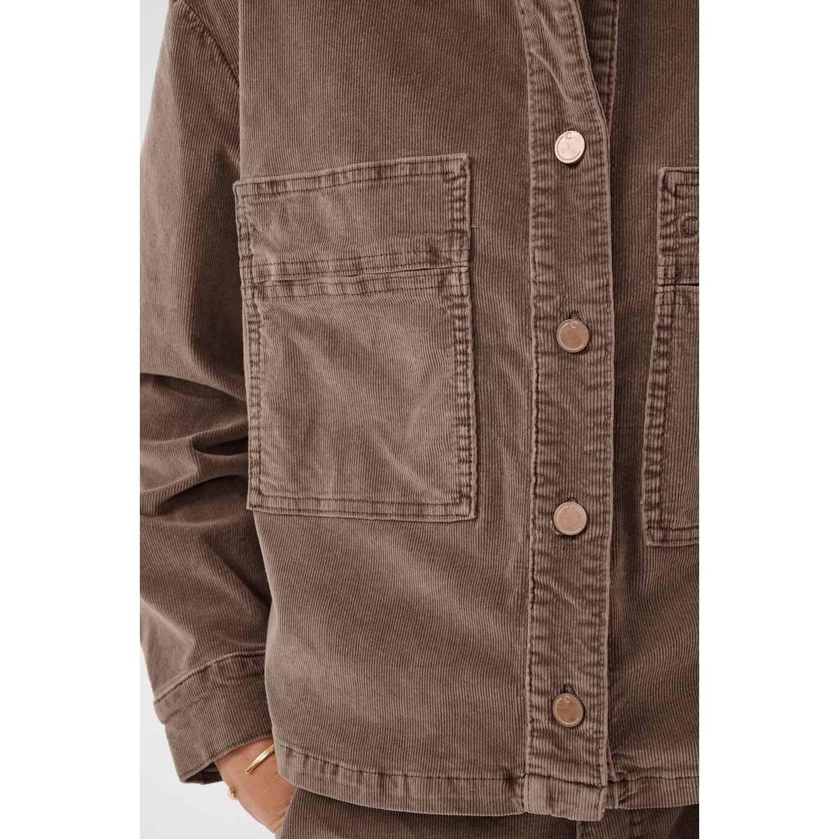 Veste beige brown lentil, CREAM