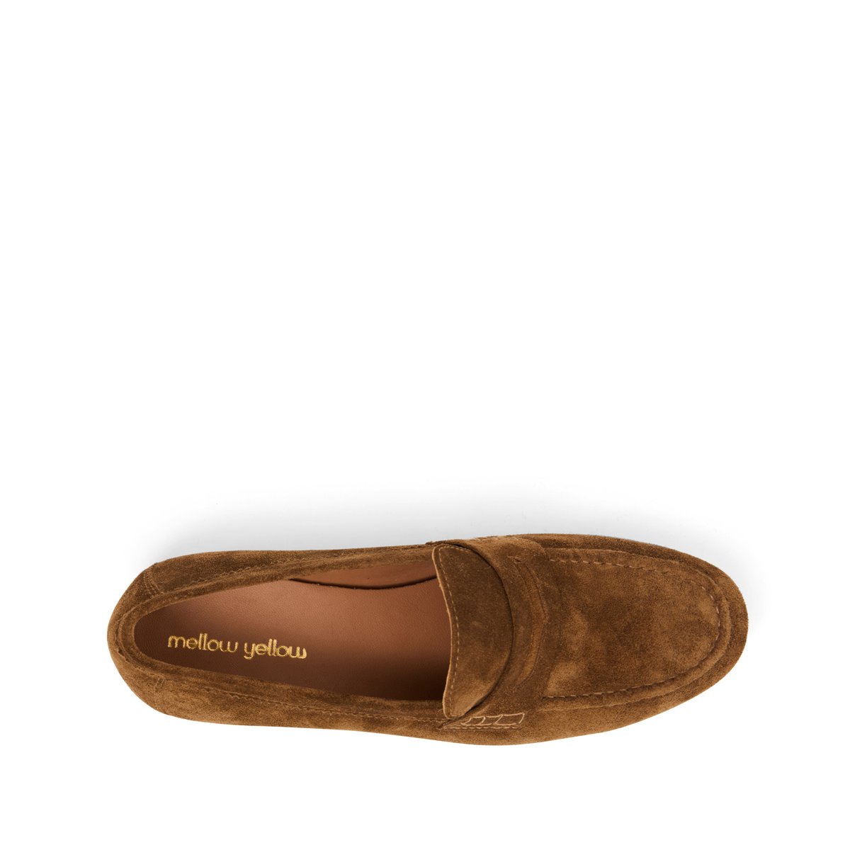 Mocassin en cuir ABLA camel, MELLOW YELLOW