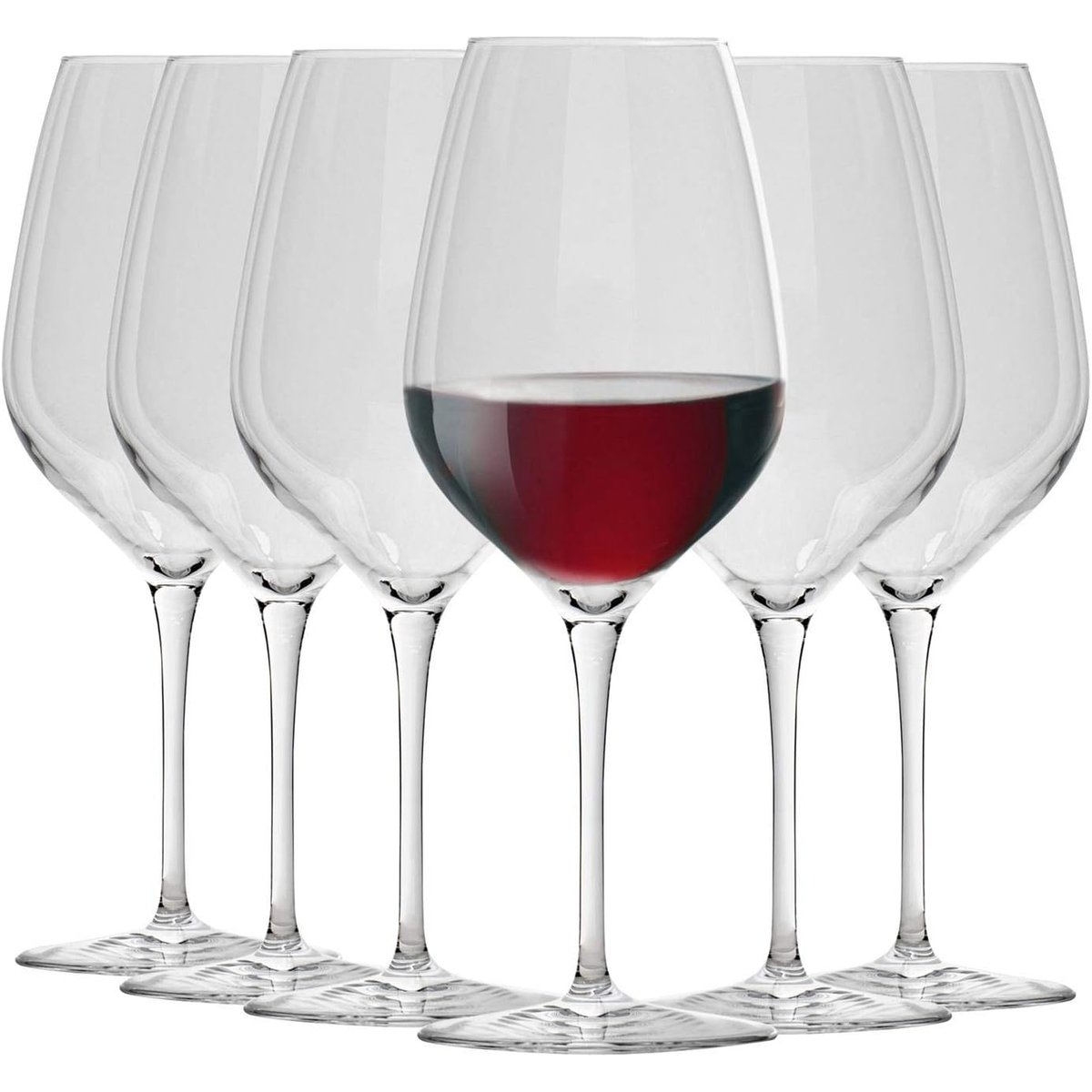 Lot de 6 verres à vin Bordeaux, TRE SENSI transparent, BORMIOLI ROCCO
