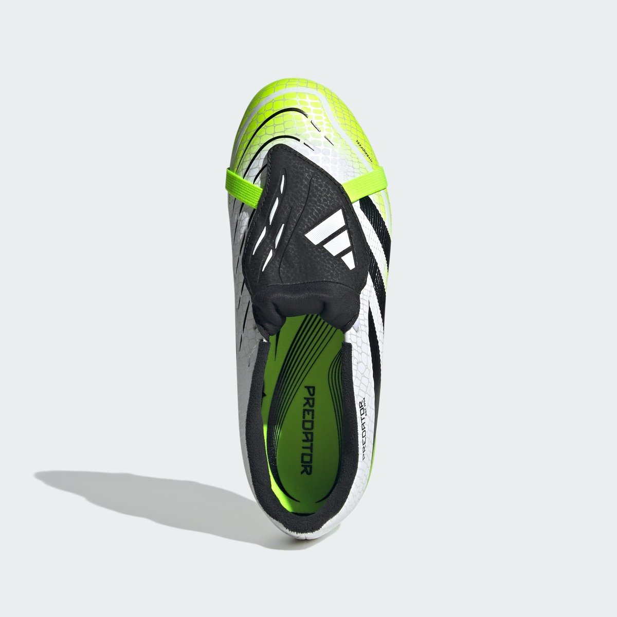 Chaussure Predator League Languette Rabattable Terrain Souple / Multi-Surfaces cloud white / core black / lucid lemon, adidas Performance