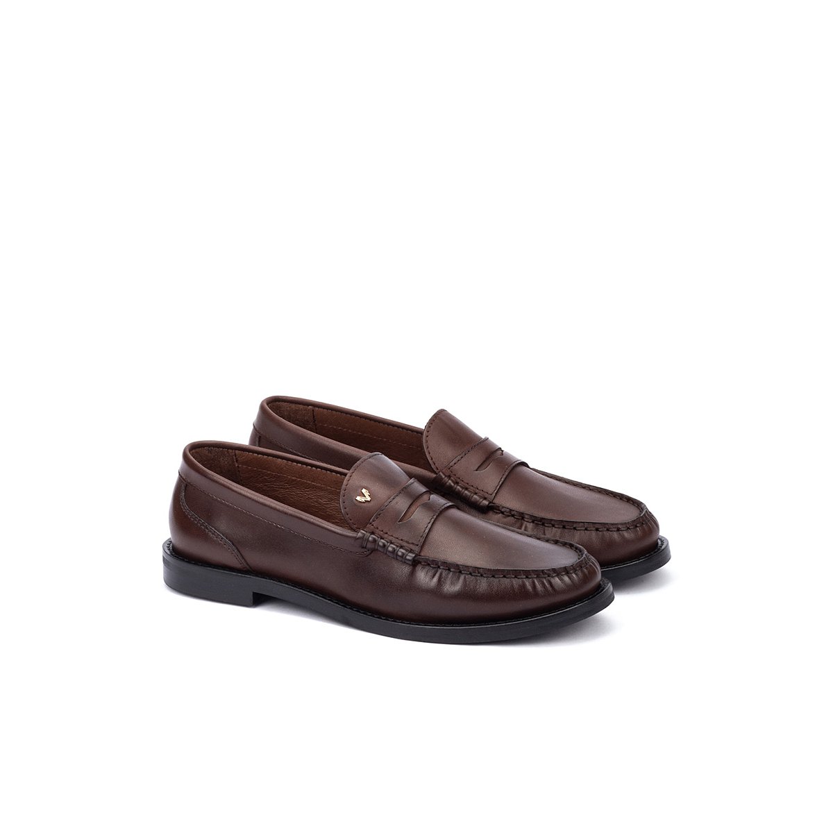 Mocassins cuir Settala olmo, MARTINELLI