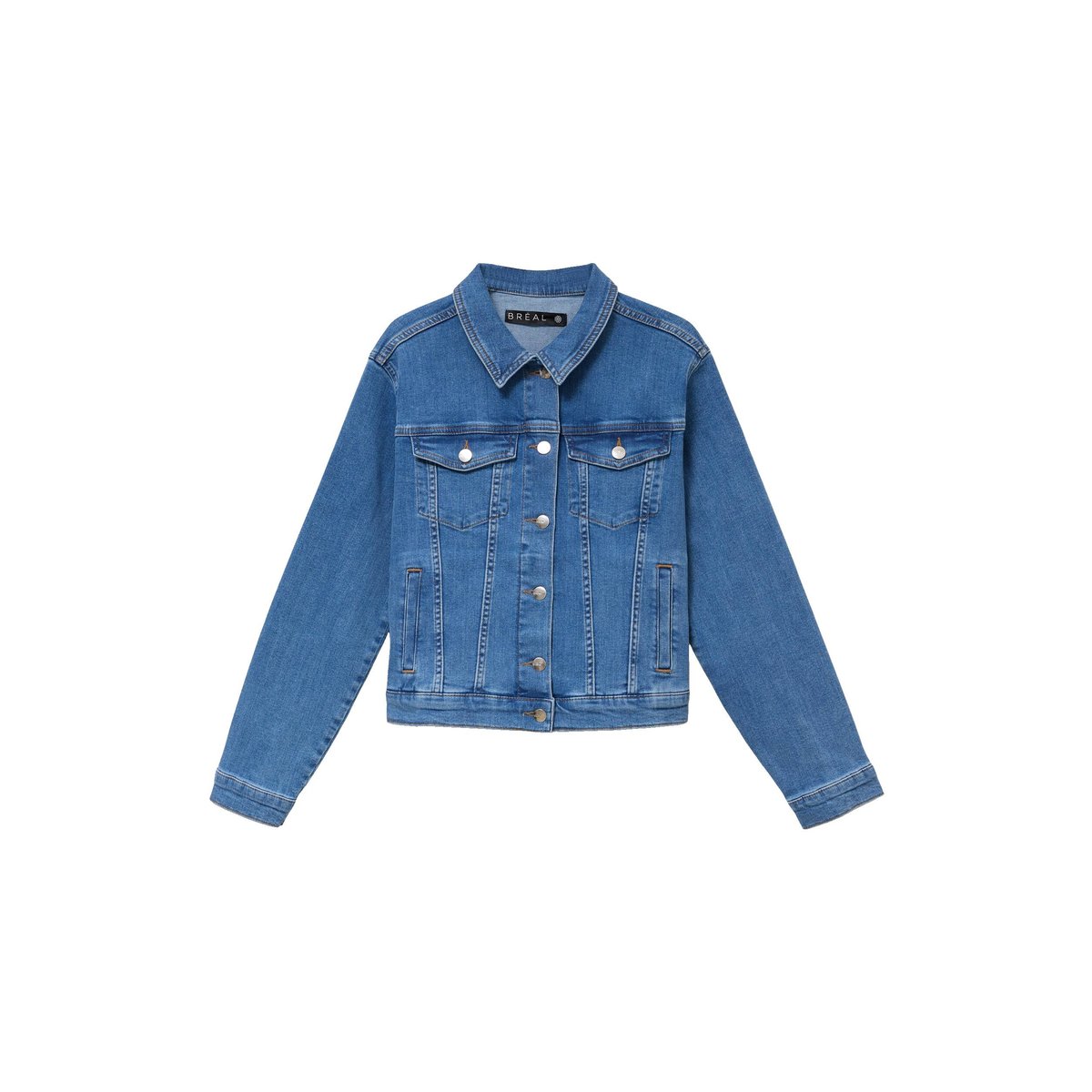 Veste cintrée denim stone, BREAL