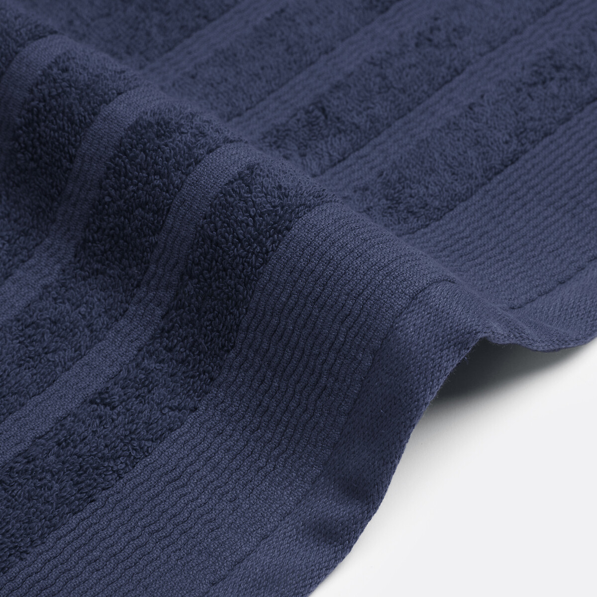 Lote de 2 toallas de rizo 600 g/m2, Zavara azul marino, LA REDOUTE INTERIEURS