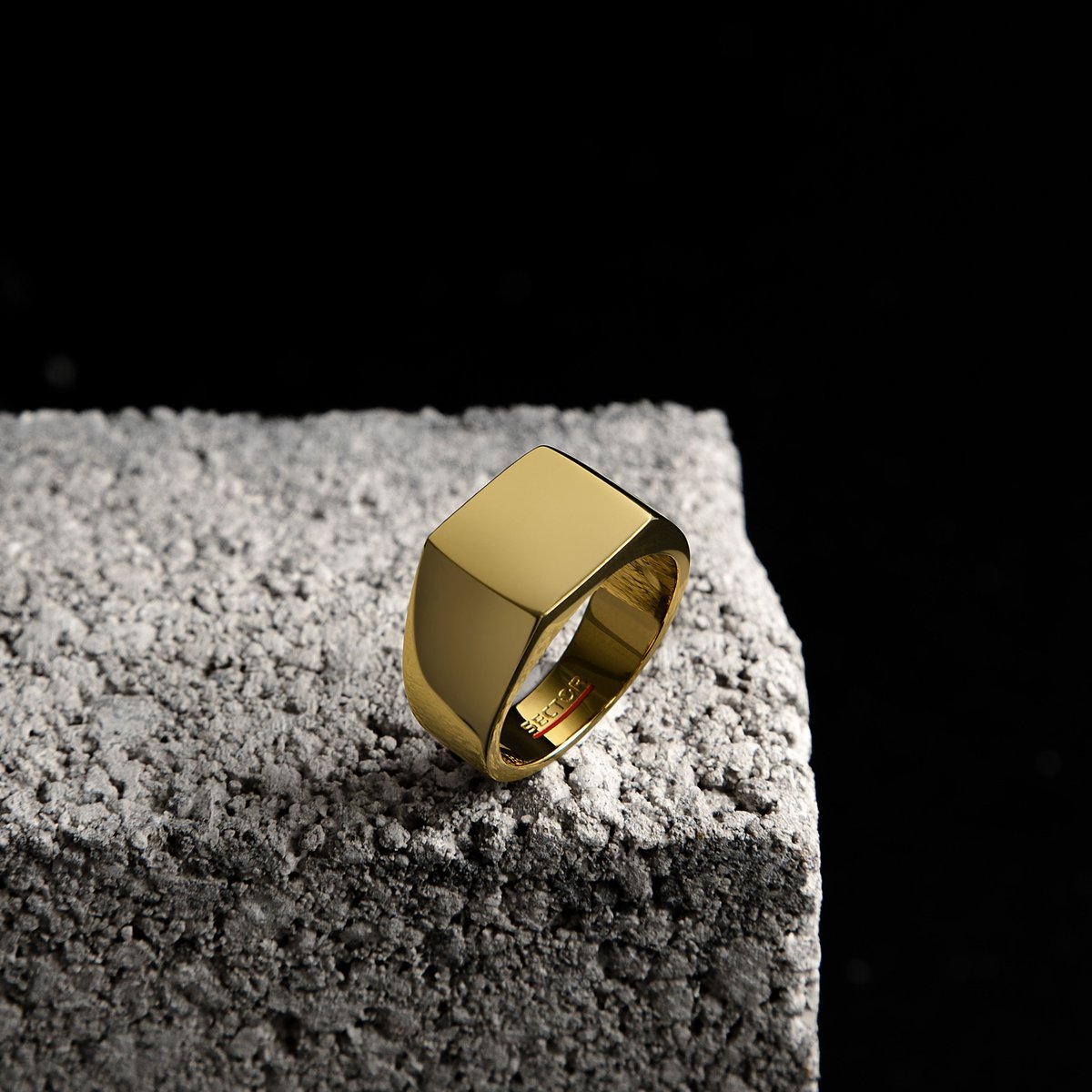BAGUE SECTOR BASIC - SZS164019 or jaune, SECTOR