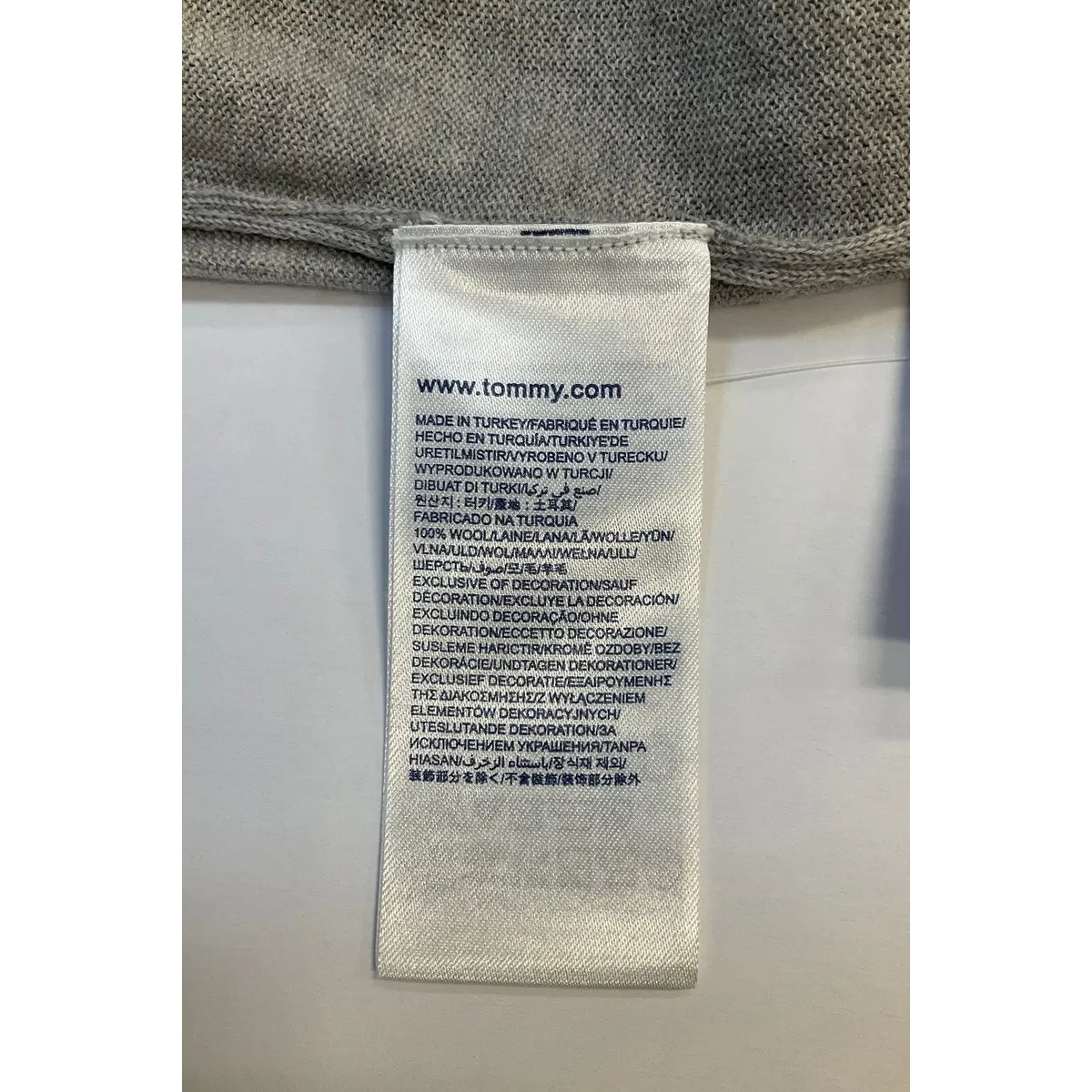 Pull - Très Bon État anthracite, TOMMY HILFIGER