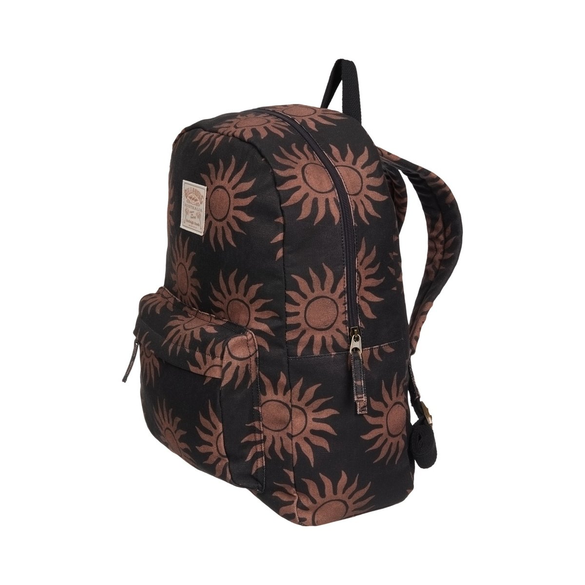 Sac à dos taille moyenne SCHOOL OUT CANVAS 20L noir black sands, BILLABONG