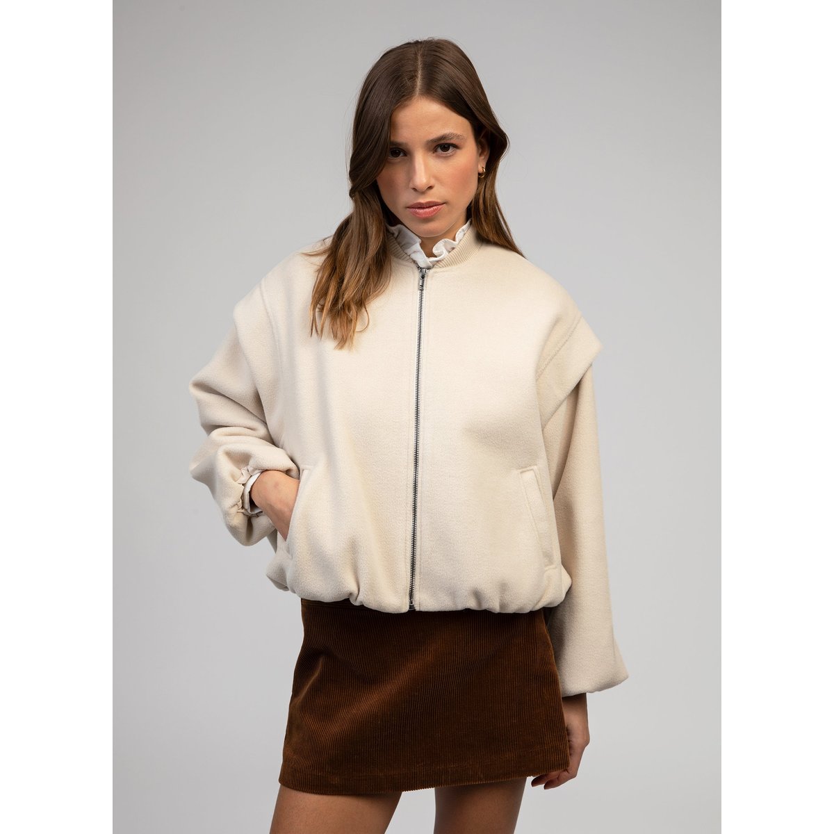 Blouson CALEDONIA ecru, AN'GE