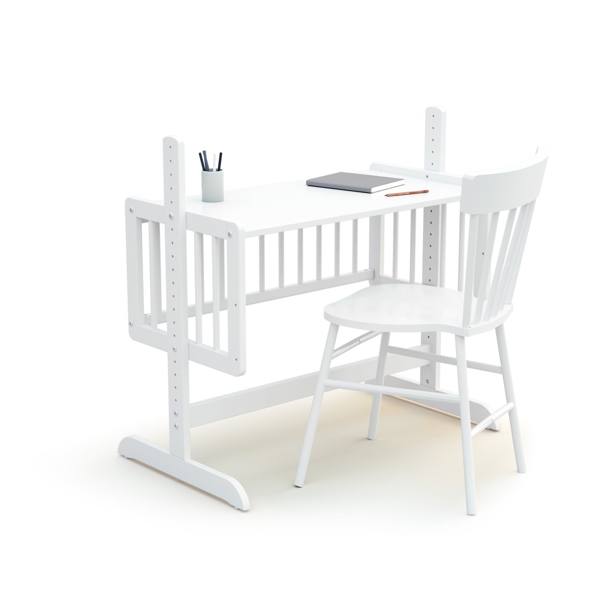 Berceau cododo évolutif en bois NINO blanc, WEBABY