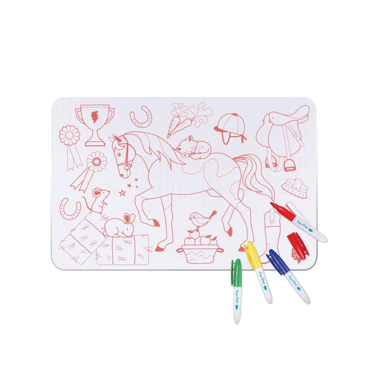 Mini playmat en silicone Pony CLub couleur unique, SUPER PETIT