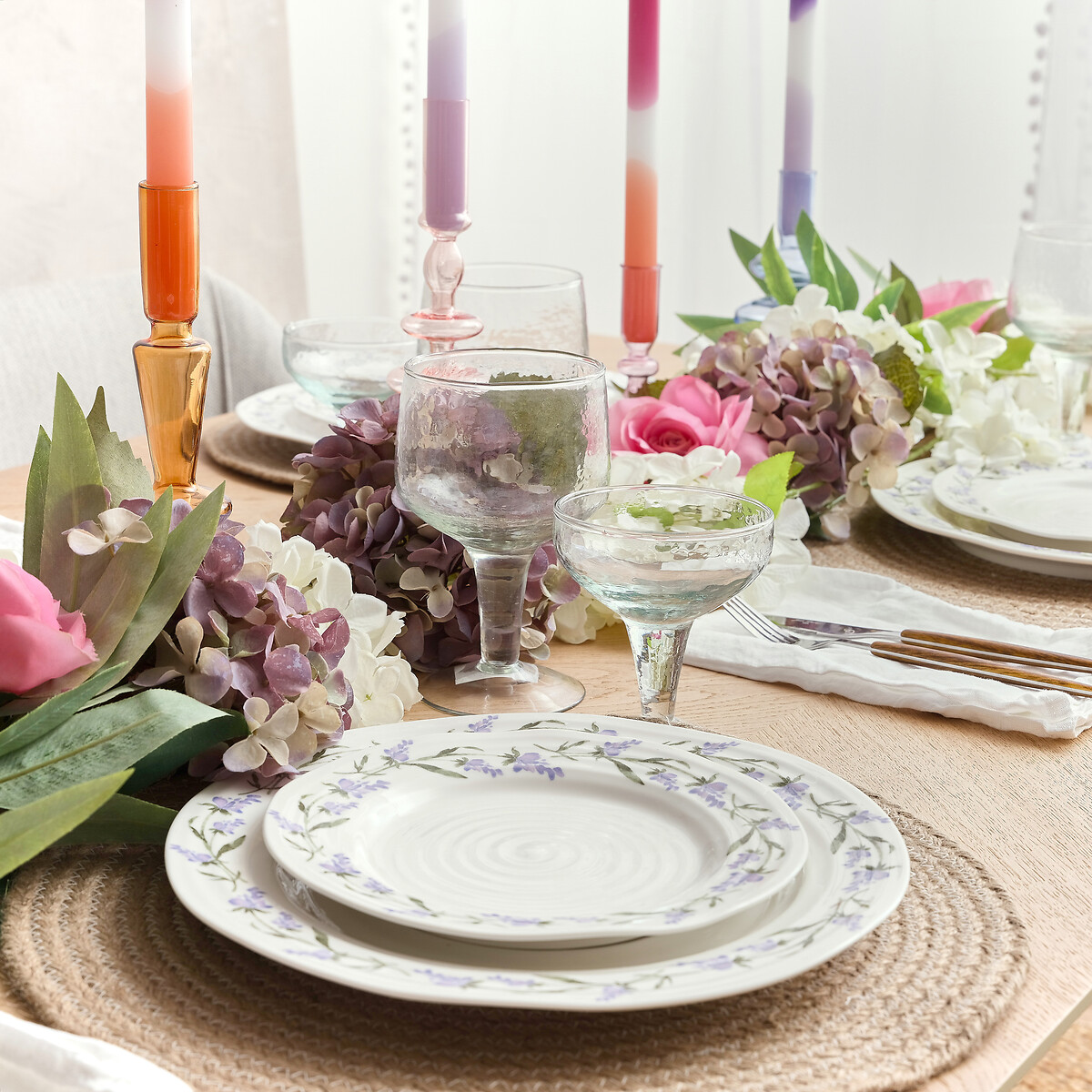 Set of 4 Lavandula Side Plates white, SOPHIE CONRAN FOR PORTMEIRION
