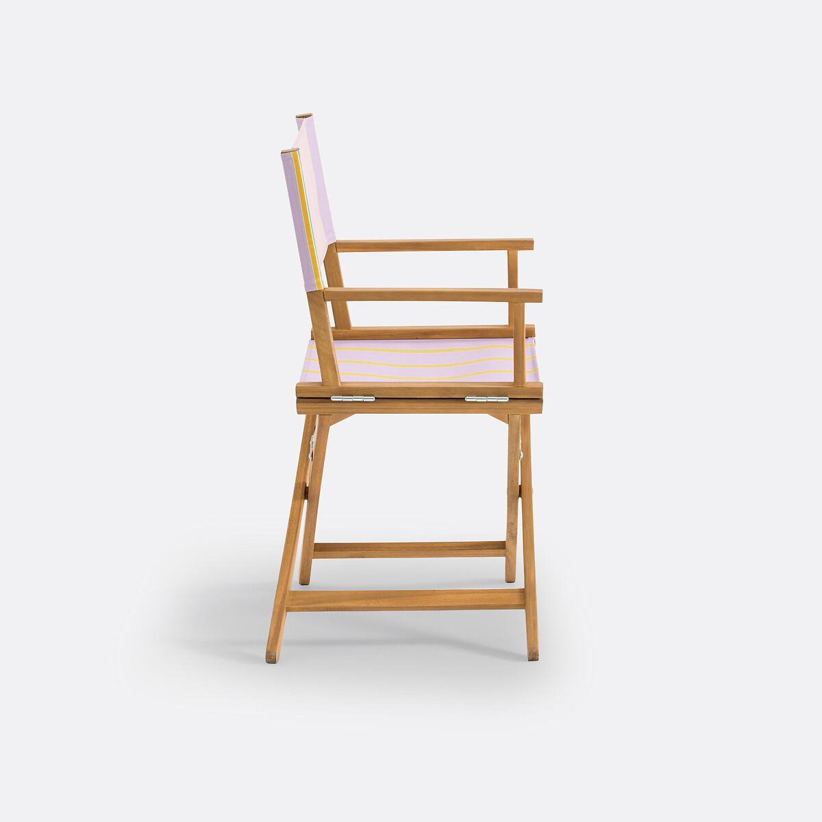 Veniza Acacia & Canvas Director's Chair purple stripes, LA REDOUTE INTERIEURS