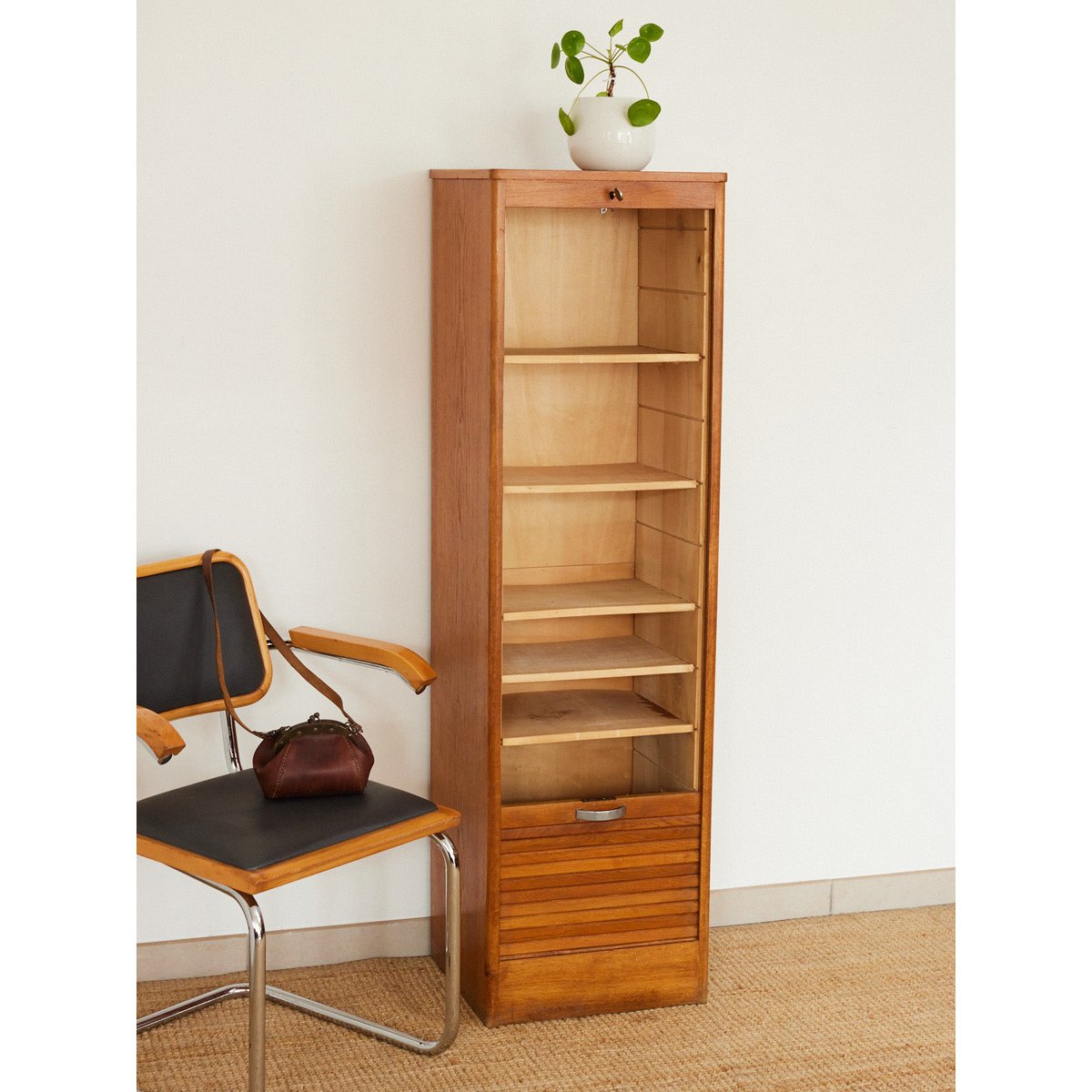 Grand classeur en bois Fernand N°488 - Bon état bois clair, DEBONGOUT