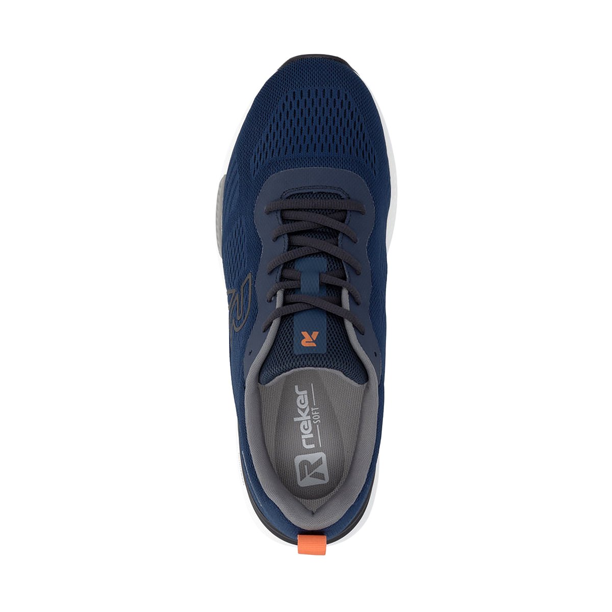 Baskets RIEKER® bleu marine et à lacets bleu, RIEKER