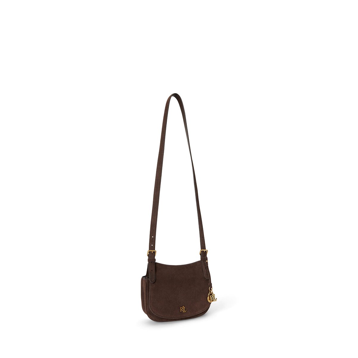 Sac crossbody en cuir suède, MARCY marron, LAUREN RALPH LAUREN