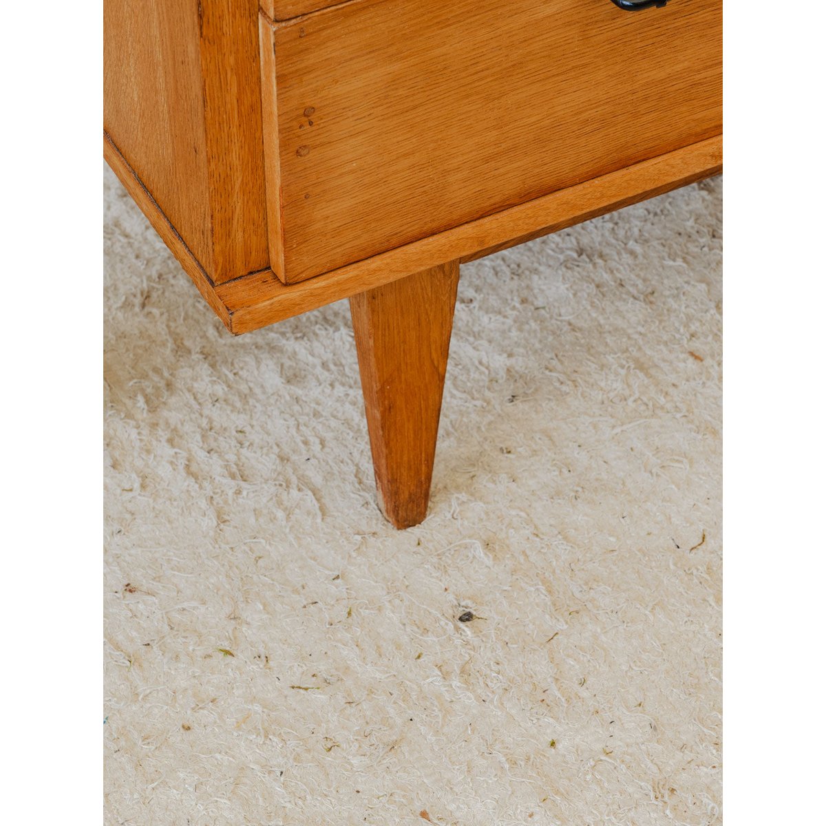 Commode en bois Olga N°1125 - Bon état bois foncé, DEBONGOUT