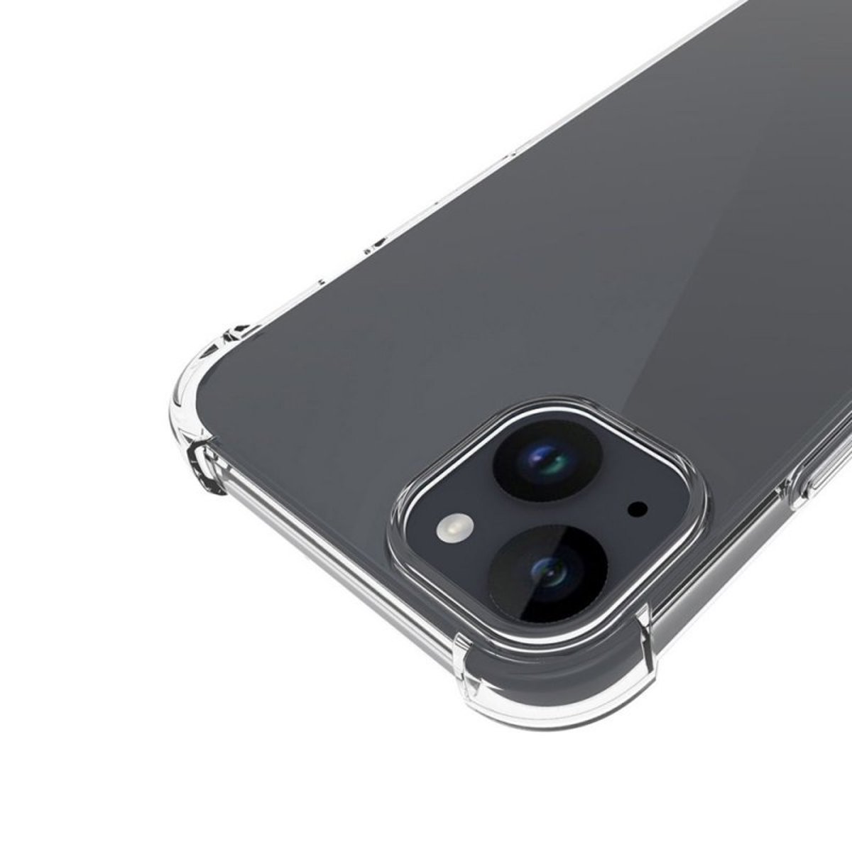 Coque iPhone 15 Plus antichoc + 2 vitres transparent, EVETANE