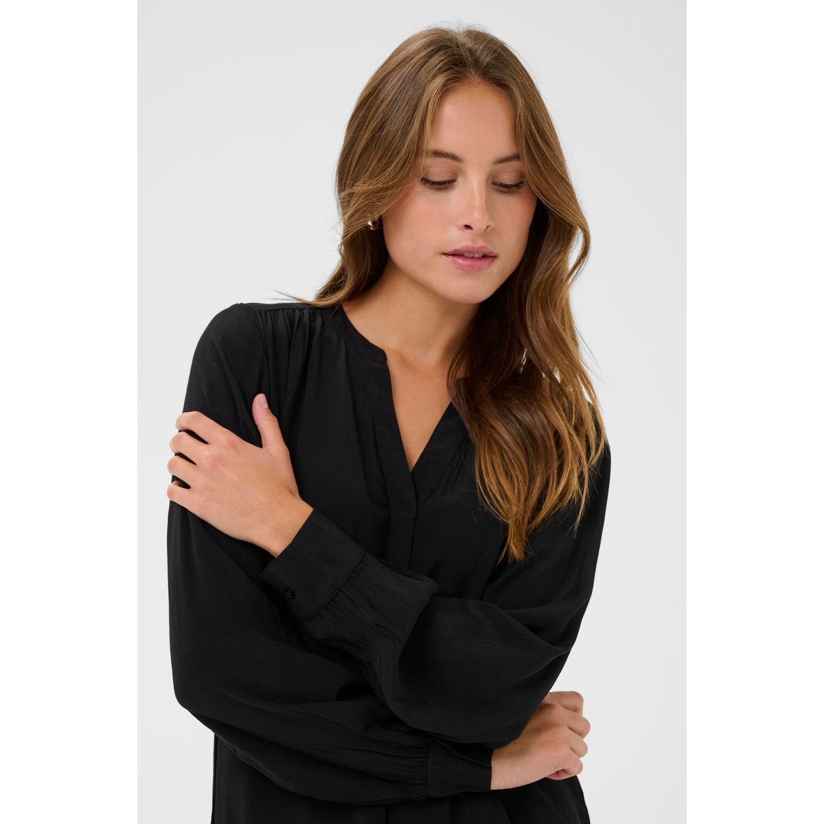 Blouse à manches longues noir black, KAFFE