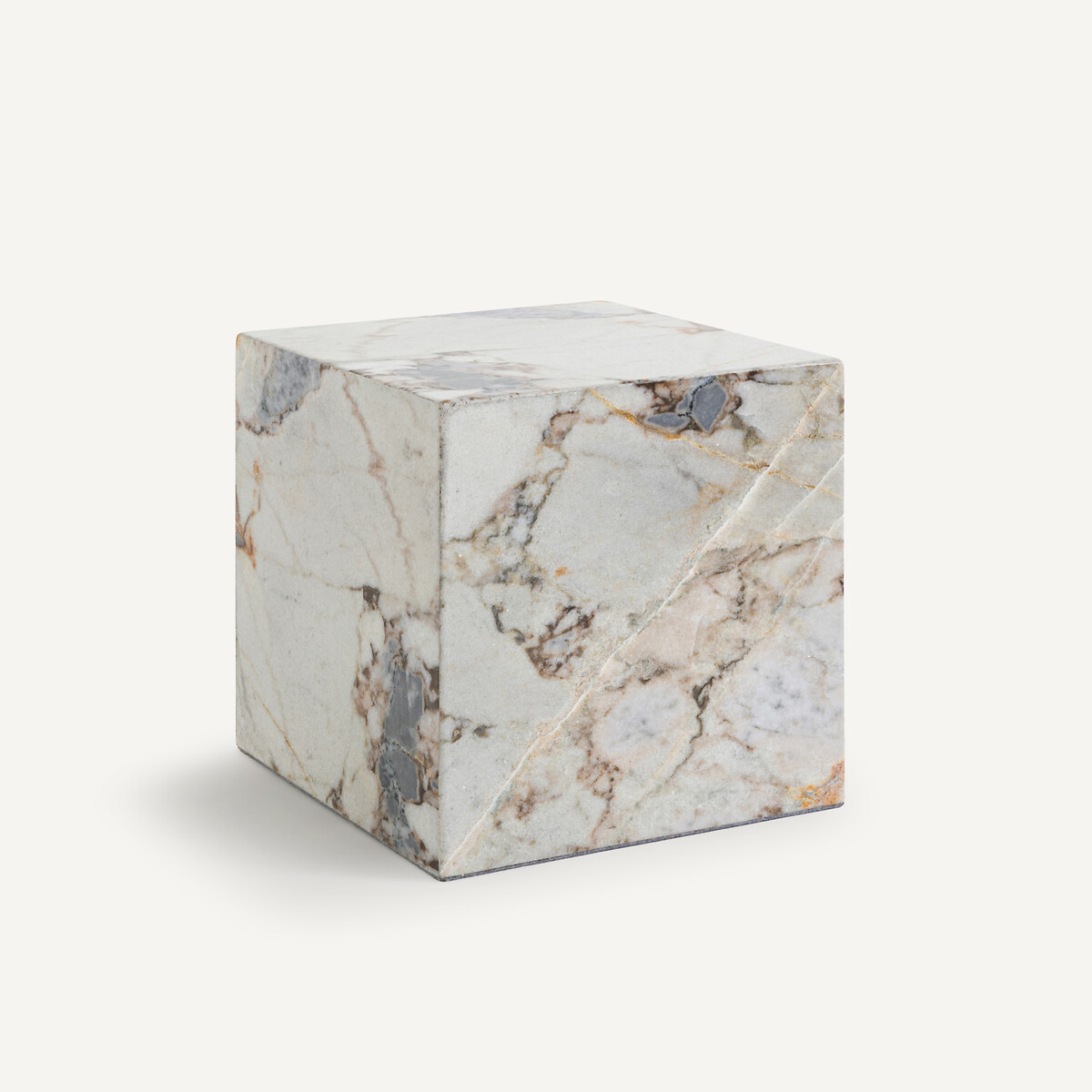 Alcana Marble Cube Side Table marble, AM.PM