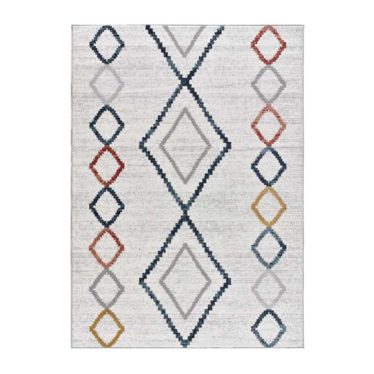 Tapis à motifs géométriques QUADRIS palette colorée, AFK LIVING