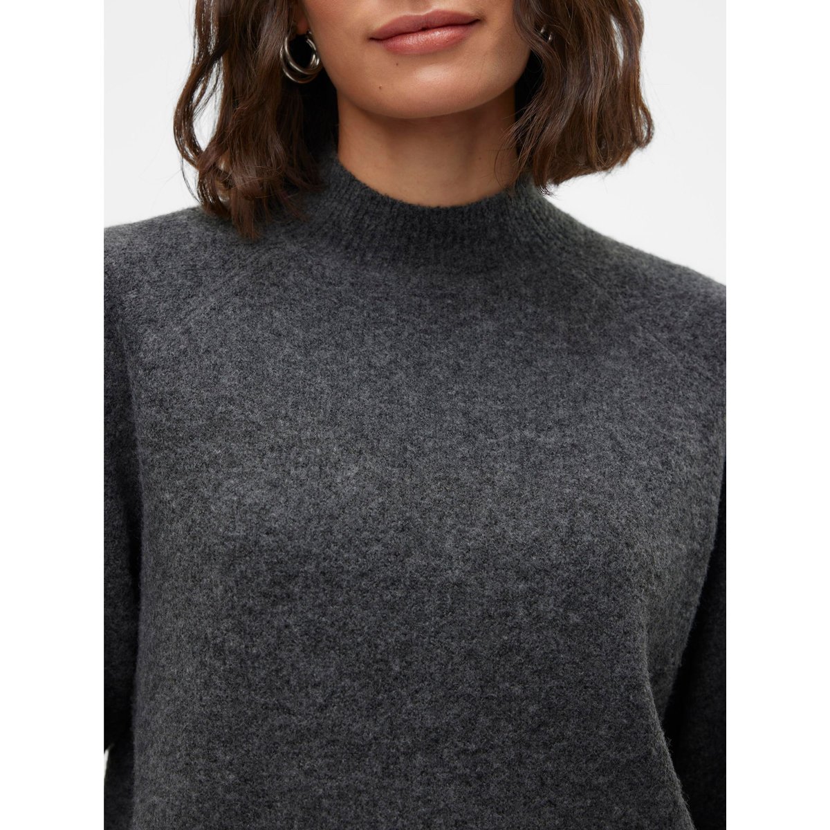 Pull En Maille dark grey melange, VERO MODA