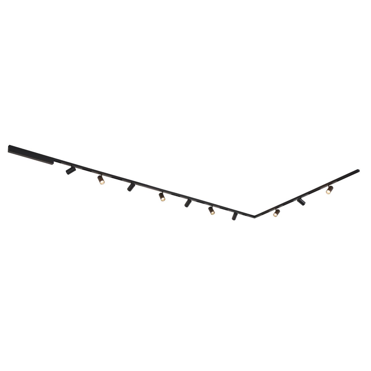 Kit rail magnétique 50W en L - LYNE noir, KOSILUM