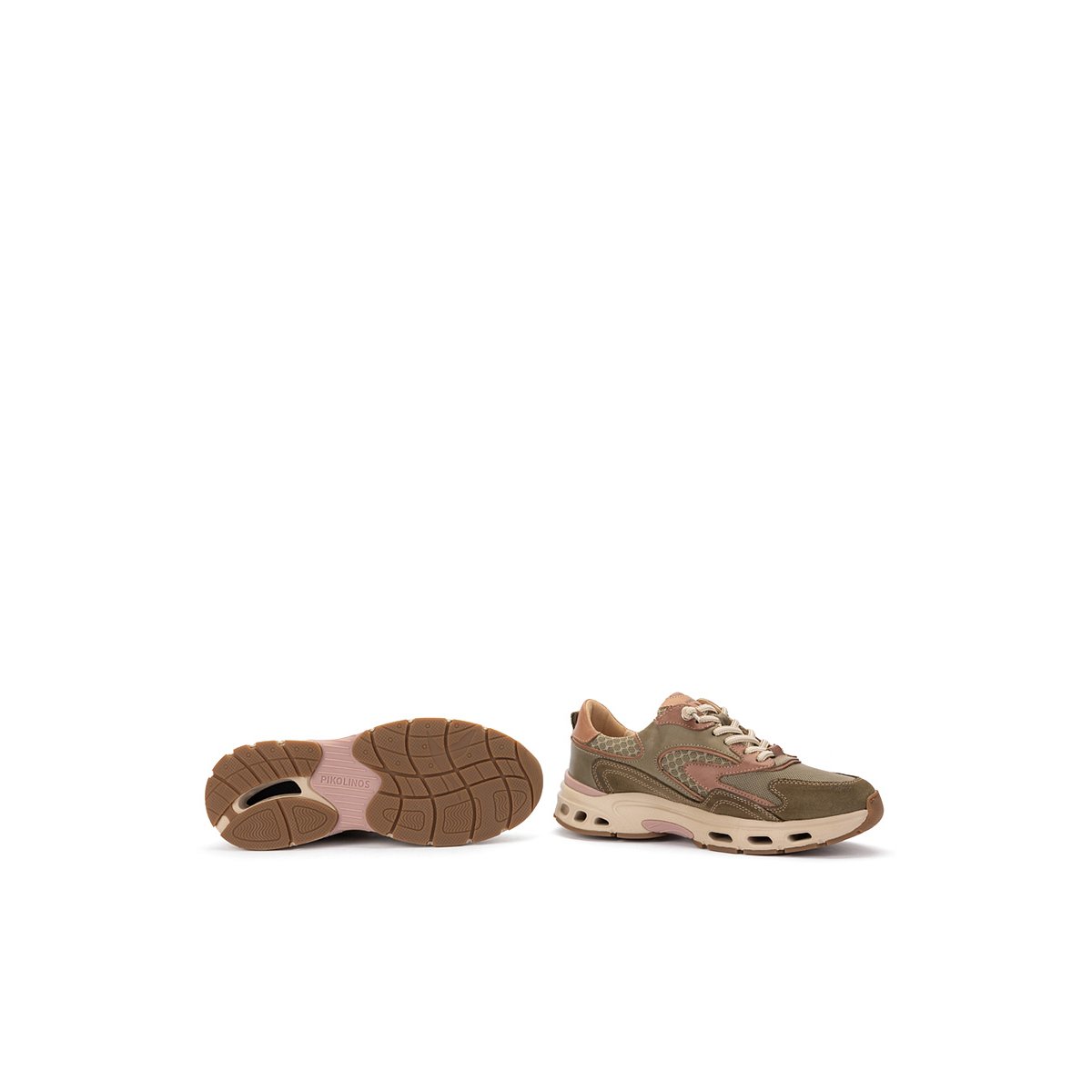 Baskets cuir Balerma sage, PIKOLINOS